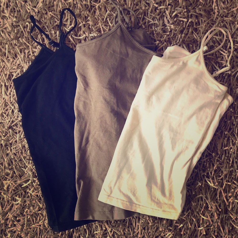 Three GAP camisoles- LOT